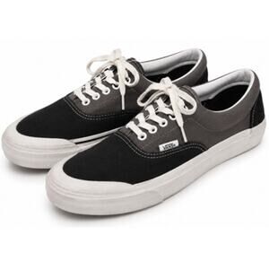 Vans Ruby Black Gray Canvas Lace Up Low Top Skate Sneakers Mens 8.5 Womens 10